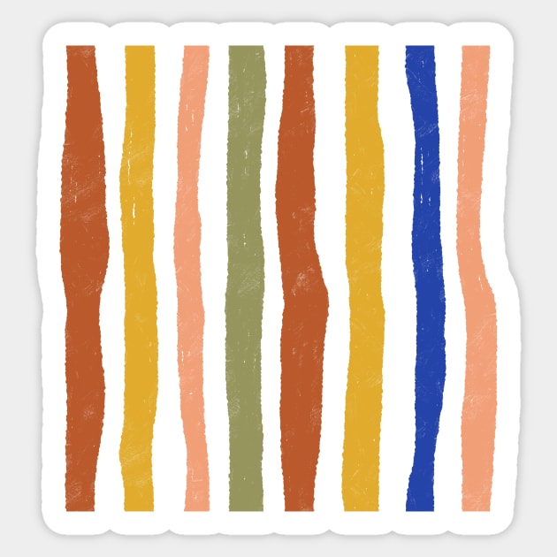 SUMMER STRIPES PATTERN Sticker by flywithsparrows